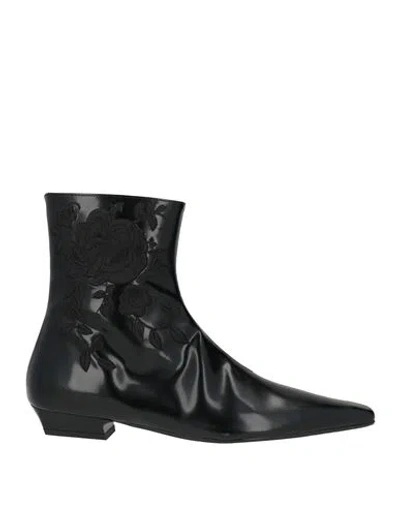 Ras Woman Ankle Boots Black Size 8 Leather
