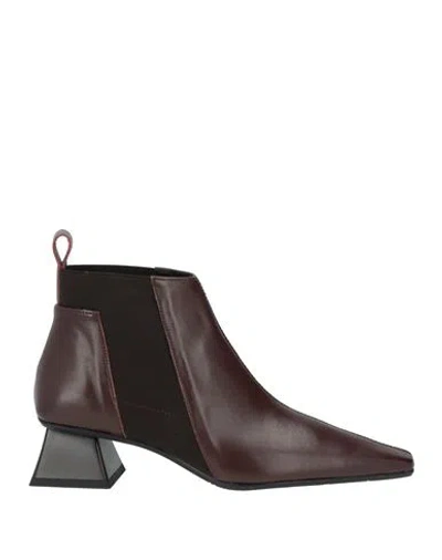 Ras Woman Ankle Boots Chocolate Brown Size 6 Leather