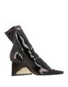 Ras Woman Ankle Boots Dark Brown Size 8 Textile Fibers