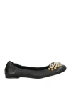 Ras Woman Ballet Flats Black Size 8 Leather In Black