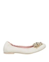 Ras Woman Ballet Flats Ivory Size 7 Leather In White