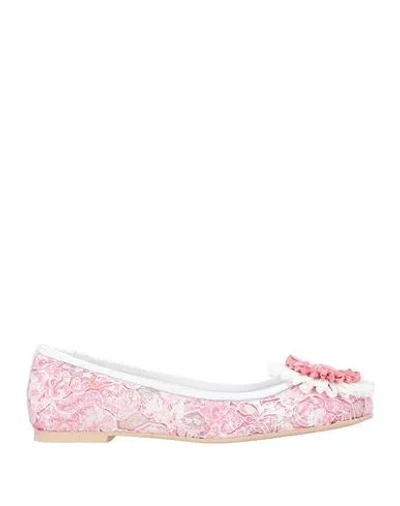 Ras Woman Ballet Flats Pink Size 7 Synthetic Fibers