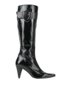 Ras Woman Boot Black Size 8 Leather In Black