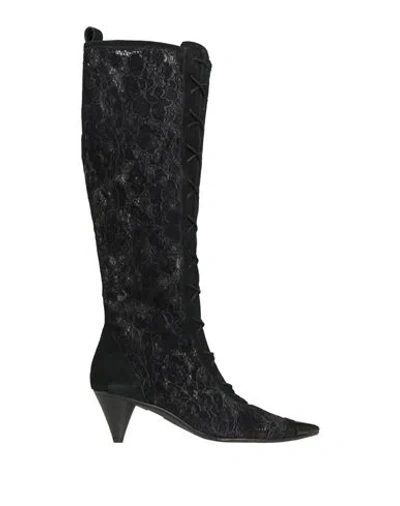 Ras Woman Boot Black Size 8 Textile Fibers