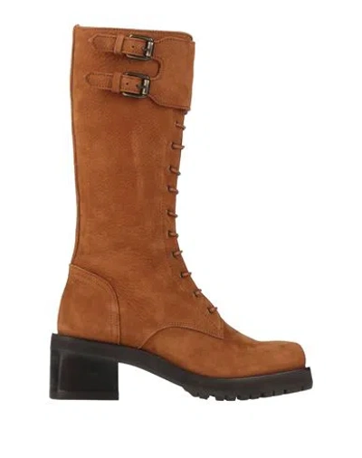 Ras Woman Boot Brown Size 7 Leather