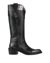 Ras Woman Boot Lead Size 6 Leather In Grey