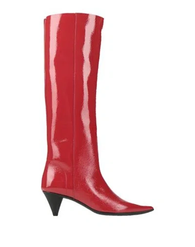 Ras Woman Boot Red Size 7 Leather