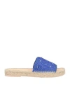 Ras Woman Espadrilles Blue Size 7 Textile Fibers In Blue