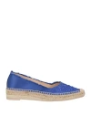 Ras Woman Espadrilles Blue Size 8 Textile Fibers