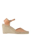 Ras Woman Espadrilles Sand Size 8 Leather In Beige