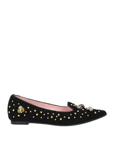 Ras Woman Loafers Black Size 7 Leather