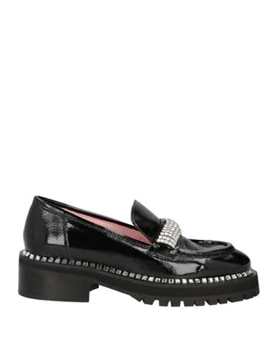 Ras Woman Loafers Black Size 8 Leather