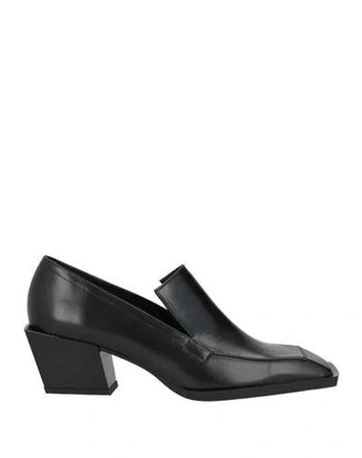 Ras Woman Loafers Black Size 8 Leather In Multi