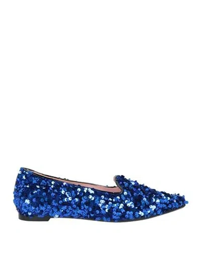 Ras Woman Loafers Blue Size 7 Textile Fibers