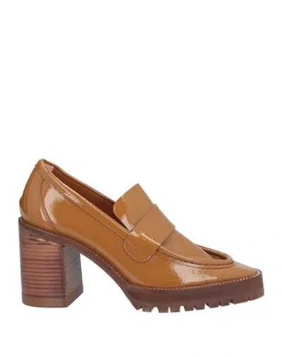 Ras Woman Loafers Brown Size 7 Leather