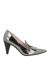 Ras Woman Loafers Lead Size 8 Leather In Grey