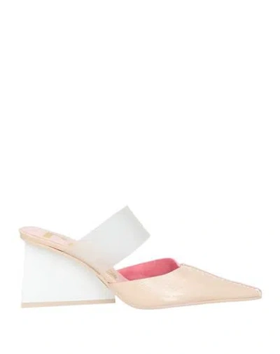 Ras Woman Mules & Clogs Light Pink Size 7 Leather