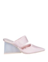 Ras Woman Mules & Clogs Light Pink Size 8 Textile Fibers In Pink