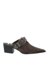 Ras Woman Mules & Clogs Taupe Size 8 Leather
