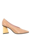 Ras Woman Pumps Beige Size 10 Soft Leather