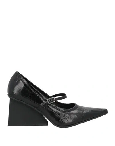 Ras Woman Pumps Black Size 6 Leather