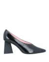 Ras Woman Pumps Black Size 11 Soft Leather In Black