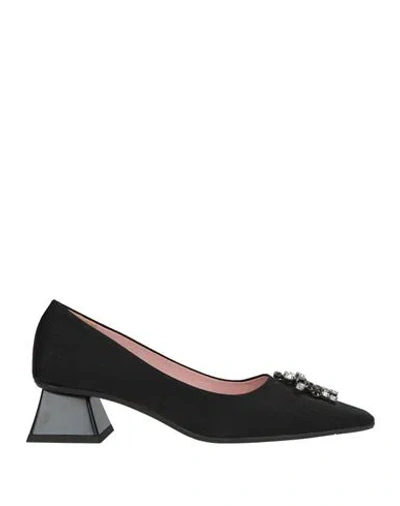 Ras Woman Pumps Black Size 6 Textile Fibers