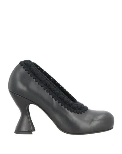 Ras Woman Pumps Black Size 7 Leather