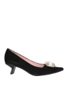 Ras Woman Pumps Black Size 8 Leather