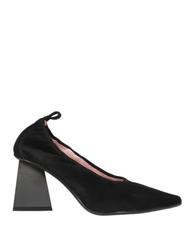 Ras Woman Pumps Black Size 8 Leather