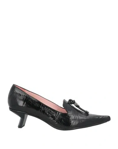 Ras Woman Pumps Black Size 8 Leather