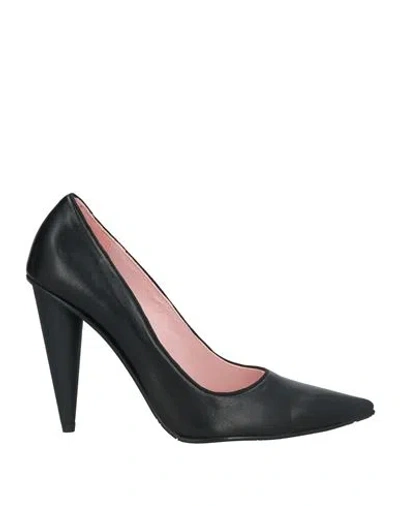 Ras Woman Pumps Black Size 8 Leather