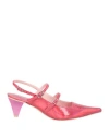 Ras Woman Pumps Fuchsia Size 8 Leather In Pink