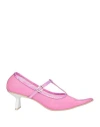 Ras Woman Pumps Magenta Size 7 Synthetisches Material In Pink