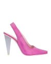 Ras Woman Pumps Mauve Size 6 Leather In Purple