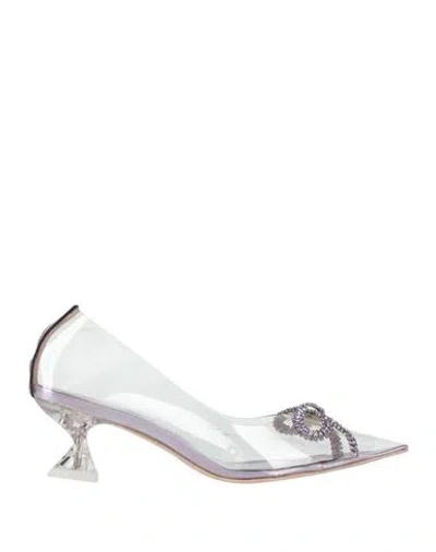 Ras Woman Pumps Transparent Size 11 Plastic