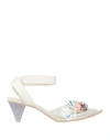 Ras Woman Pumps White Size 8 Textile Fibers