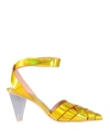 Ras Woman Sandals Yellow Size 8 Leather