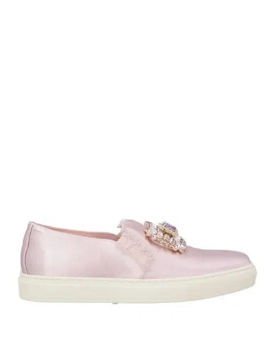Ras Woman Sneakers Pink Size 8 Textile Fibers