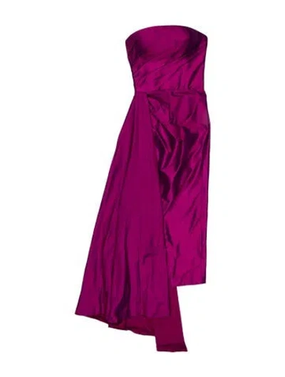 Pre-owned Rasario One-shoulder Knee-length Dress W/ Tags In Pink