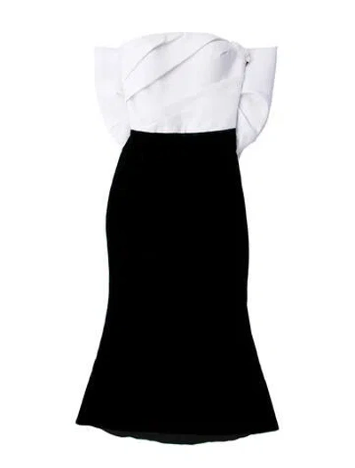 Pre-owned Rasario One-shoulder Midi Length Dress W/ Tags In Multi