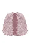 Rasario Ruffled Cape In Light Pink