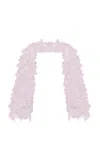 Rasario Ruffled Chiffon Bolero In Light Pink