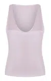 Rasario Silk Top In Light Pink