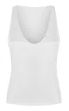 Rasario Silk Top In White