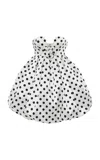 Rasario Strapless Satin Mini Dress In Black,white