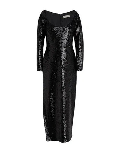 Rasario Woman Maxi Dress Black Size 12 Viscose, Polyester