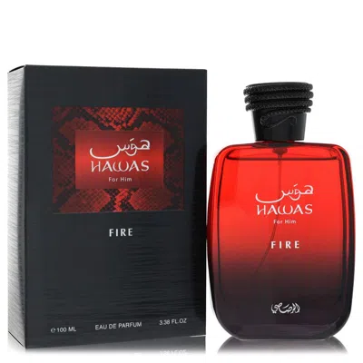 Rasasi 2pcs Combo Gift Set Hawas Fire By  Eau De Parfum Spray 3.3 oz For Men In Multi