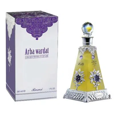 Rasasi Arba Wardat Attar Concentrated Perfume Oil For Men And Women 30ml