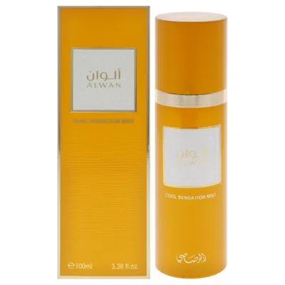 Rasasi Cool Sensation Mist - Alwan By  For Unisex - 3.38 oz Mist In Multi